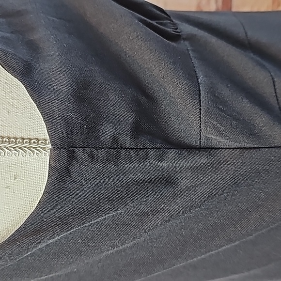 NEW i.e. PETITE BLACK LINED SLEEVELESS CICKTAIL DRESS - Picture 6 of 13